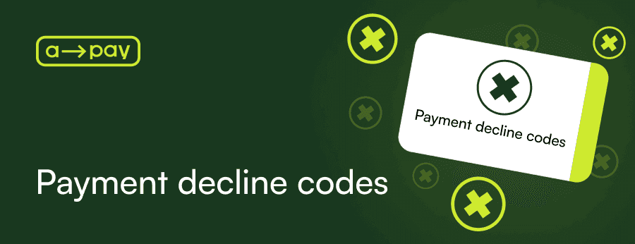 payment decline codes